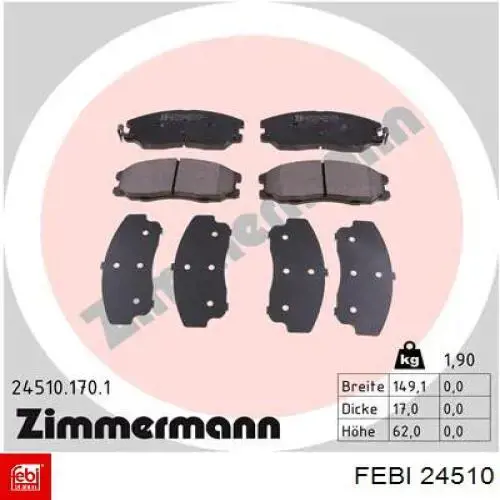 Датчик ABS передній Febi 24510 ціна, від 18.12 USD