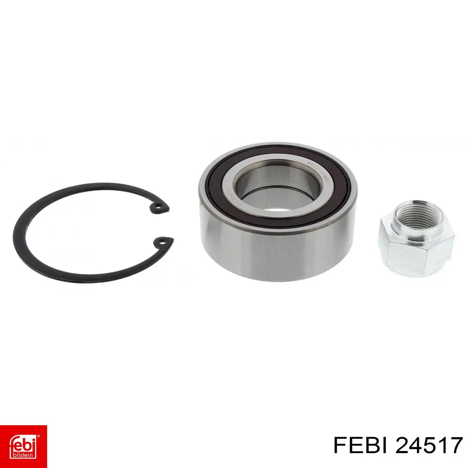 Комплект підшипник маточини передньої Febi 24517 ціна, від 28.73 USD