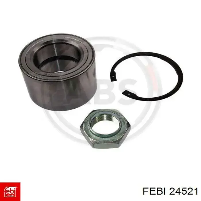 Комплект підшипник маточини передньої Febi 24521 ціна, від 41.78 USD