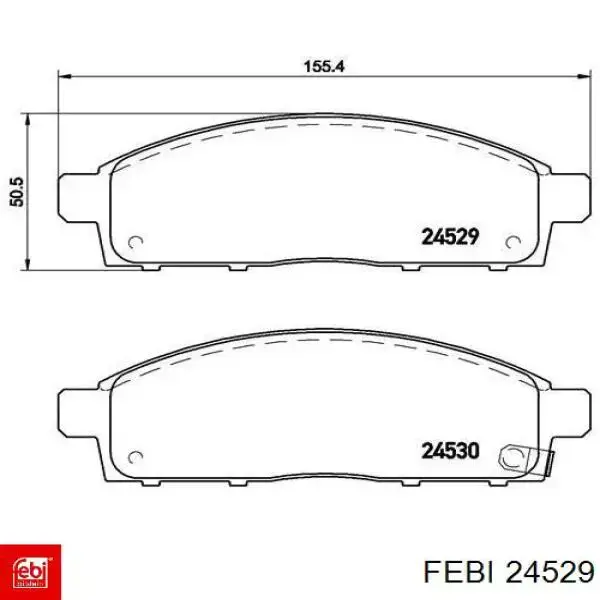 Ролик натяжителя ременя газорозподілу Febi 24529 ціна, від 37.55 USD