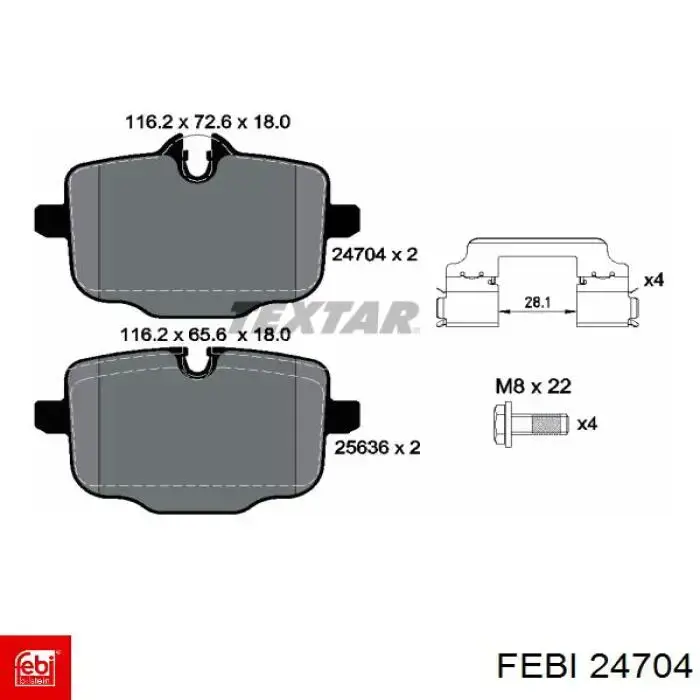 ГПР рідина Febi 24704 ціна, від 10.61 USD