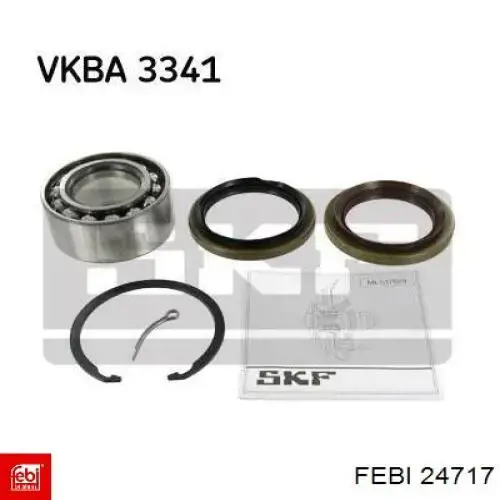 Комплект підшипник маточини передньої Febi 24717 ціна, від 15.45 USD