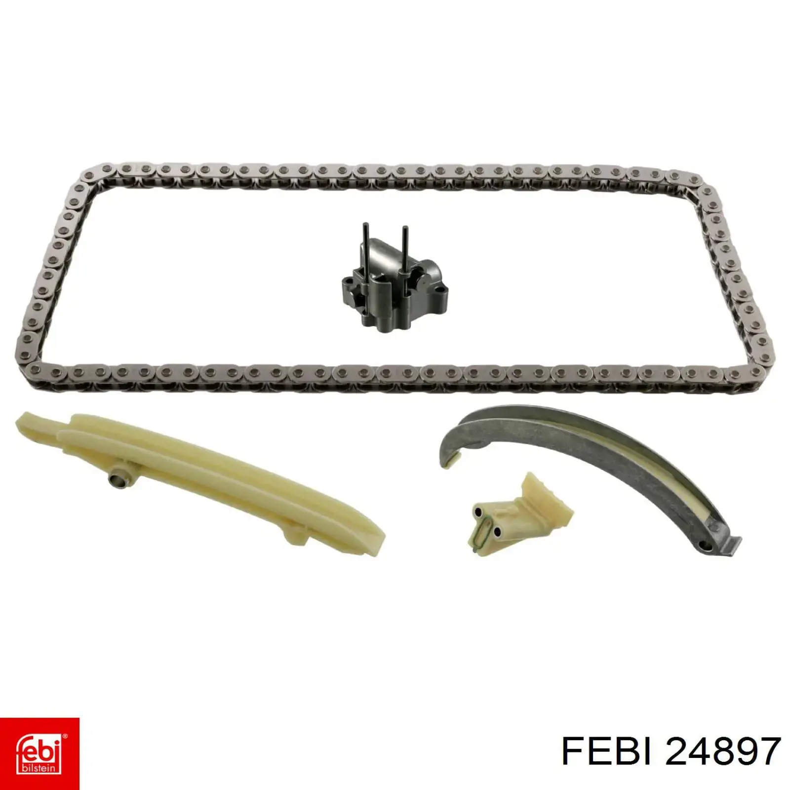 Заспокоювач ланцюга ГРМ, правий Febi 24897 ціна, від 38.89 USD