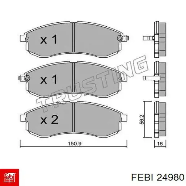 Шарнір штока перемикання передач Febi 24980 ціна, від 60.55 USD