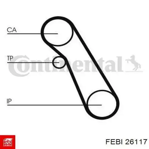 Ремкомплект ГРМ Febi 26117