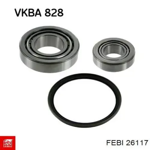 Комплект ГРМ Febi 26117 ціна, від 42.32 USD