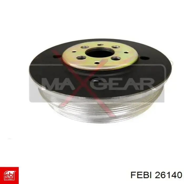 Шків колінвала (демпфер ) Febi 26140 ціна, від 91.60 USD