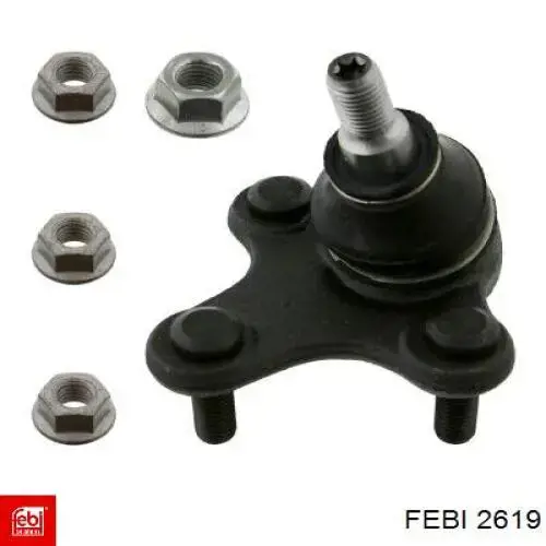 Кульова опора, нижня Febi 2619 ціна, від 6.33 USD