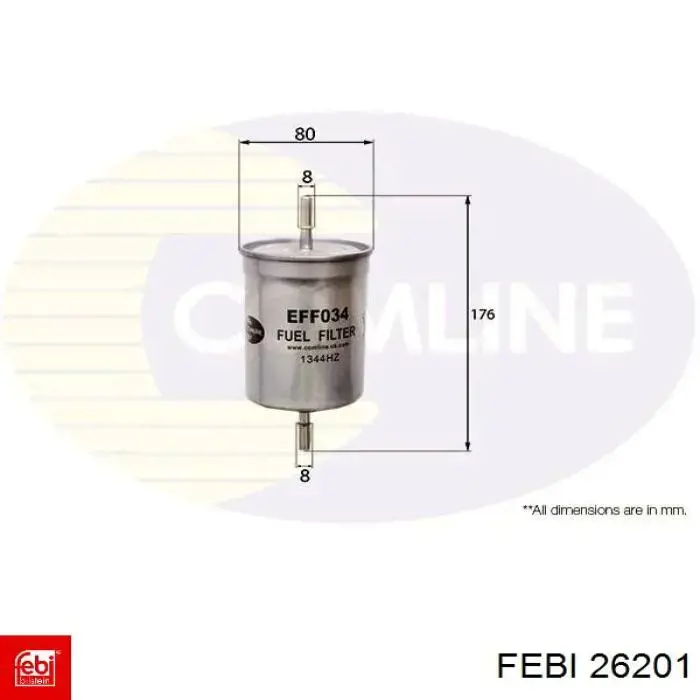 Купити 26201 Febi Фільтр-відстійник палива грубої очистки