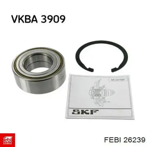 Купити 26239 Febi Ремкомплект рульової рейки (механізму) г/у, (комплект ущільнень)