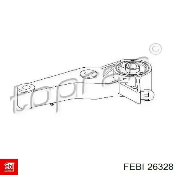 Кронштейн подушки (опори) двигуна, задньої Asam 76628 ціна, від 13.54 USD