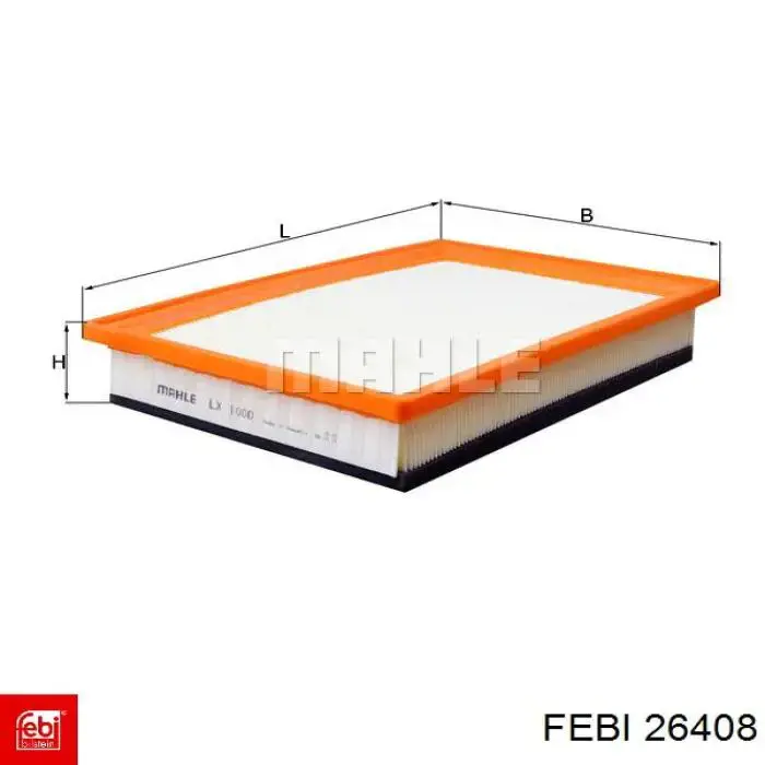 Купити 26408 Febi Автомобільний фільтр повітря
