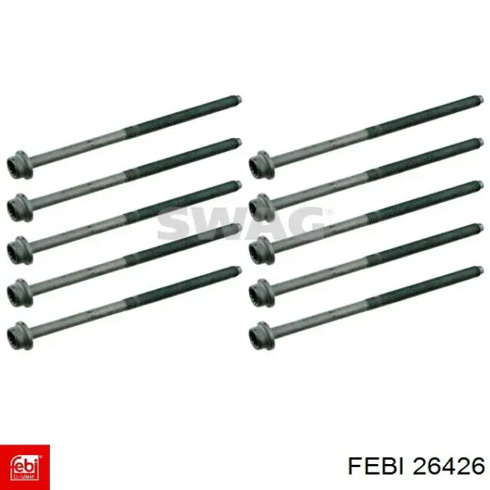 Болт головки блока циліндрів, ГБЦ Febi 26426 ціна, від 2.51 USD
