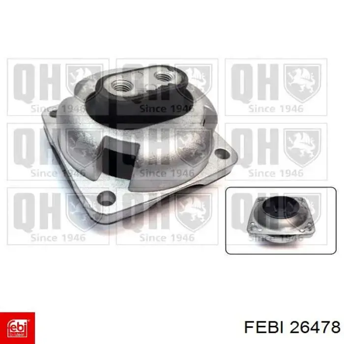 Подушка коробки передач METM010 Kautek