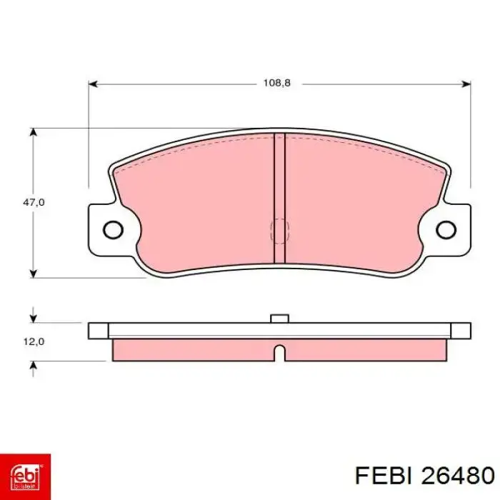 Купити 26480 Febi Подушка (опора) двигуна, ліва