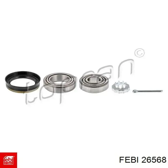 Підшипник маточини задньої Febi 26568 ціна, від 9.53 USD