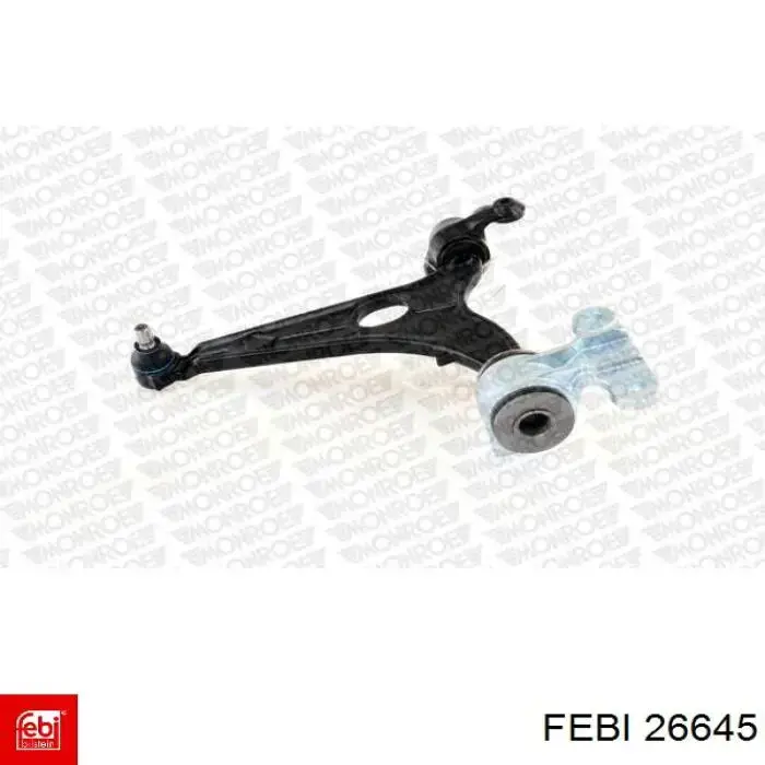 Важіль передній лівий Febi 26645 ціна, від 77.66 USD