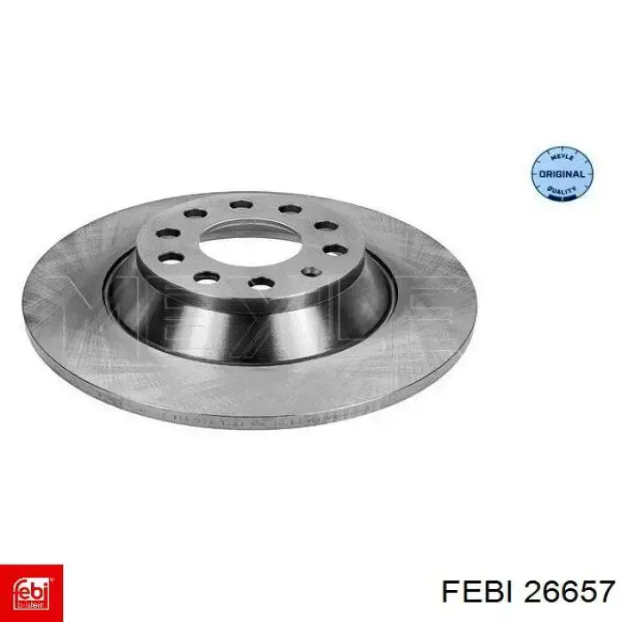 Задні дискові гальма Febi 26657 ціна, від 37.60 USD
