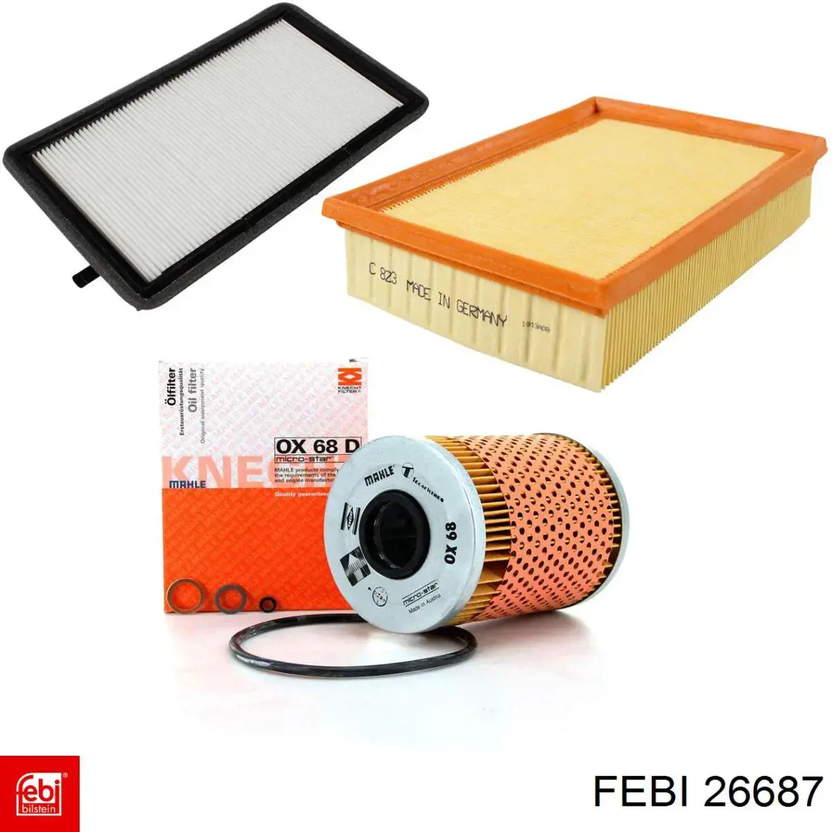 Масляний фільтр двигуна Febi 26687 ціна, від 5.61 USD