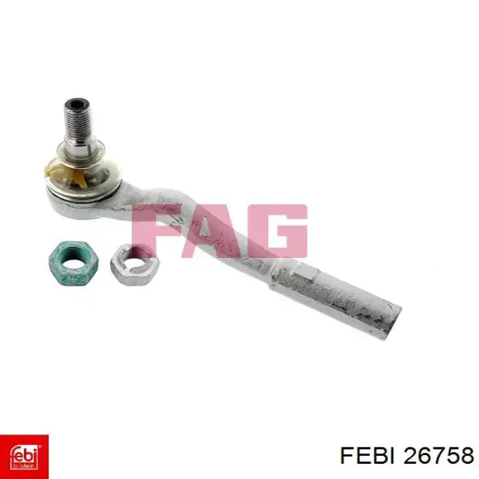 Наконечник рульовий Febi 26758 ціна, від 16.95 USD