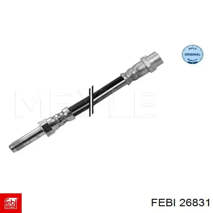 Шланг гальмівний передній Febi 26831 ціна, від 7.59 USD