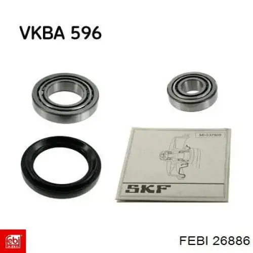 Шків колінвала 26886 Febi