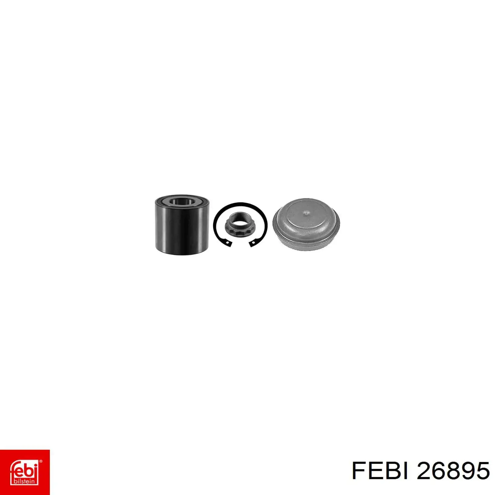 Ролик ременя ГРМ, паразитний Febi 26895 ціна, від 29.53 USD