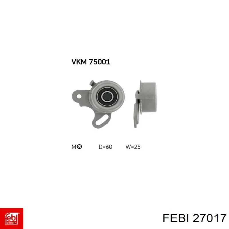 Купити 27017 Febi Натяжний ролик