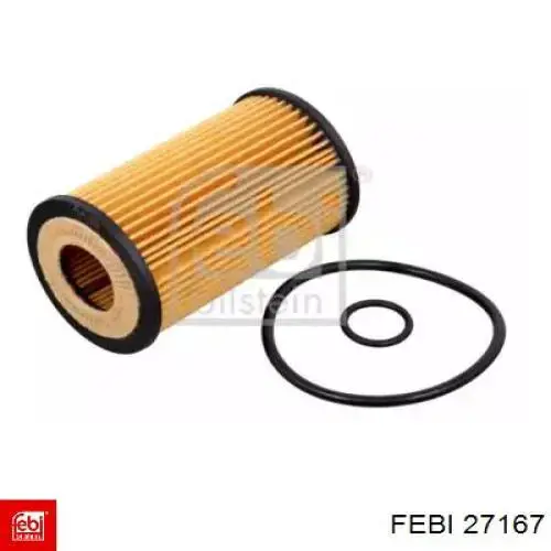 Масляний фільтр двигуна Febi 27167 ціна, від 4.66 USD