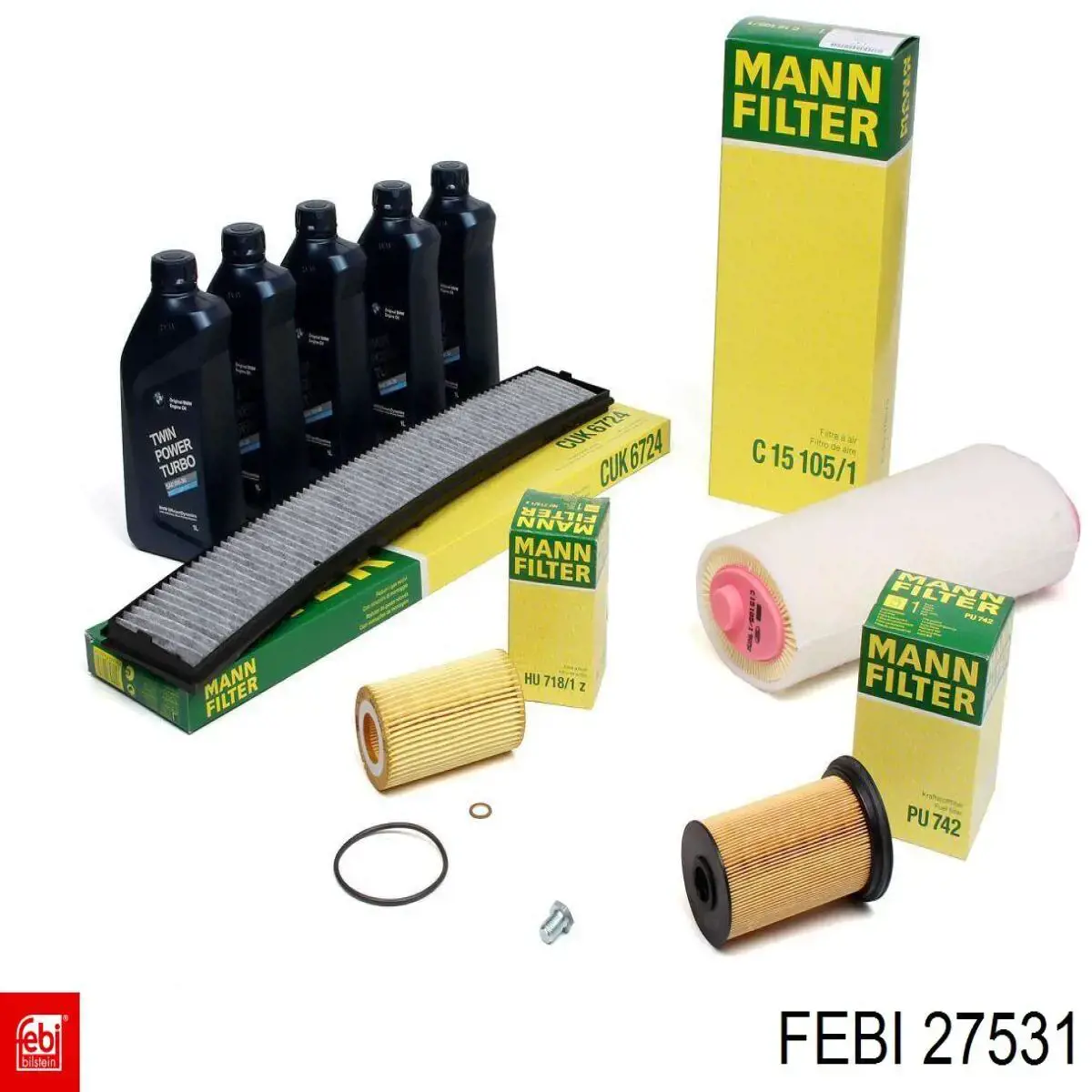 Пробка піддона двигуна Febi 27531 ціна, від 2.28 USD