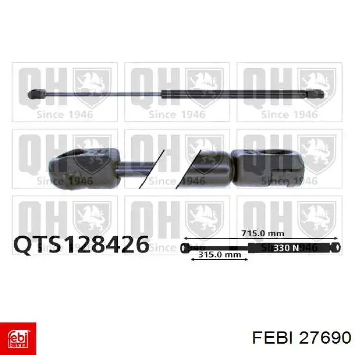 27690 Febi Стійка капота