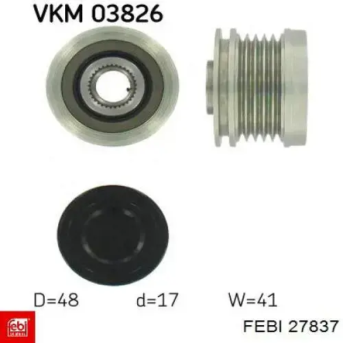 Інерційний шків Febi 27837 ціна, від 29.26 USD