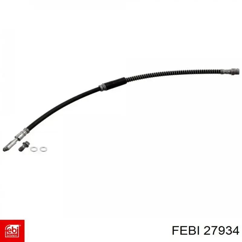 Шланг гальмівний передній Febi 27934 ціна, від 13.04 USD