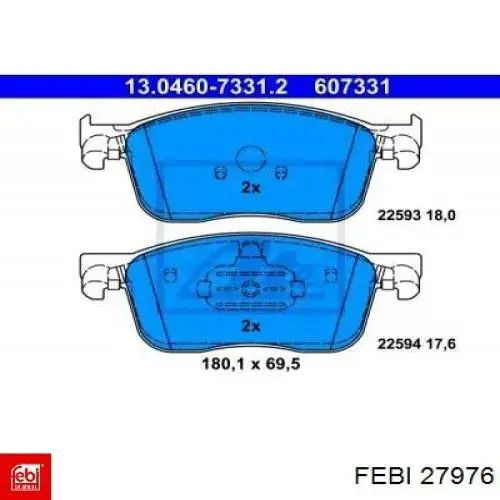 Фільтр салону 27976 Febi