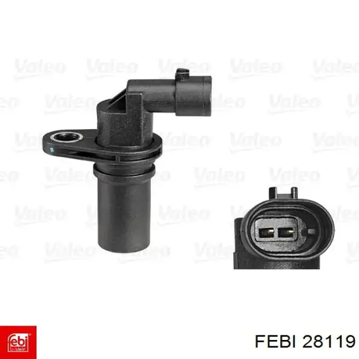 Купити 28119 Febi Датчик положення (оборотів) коленвалу