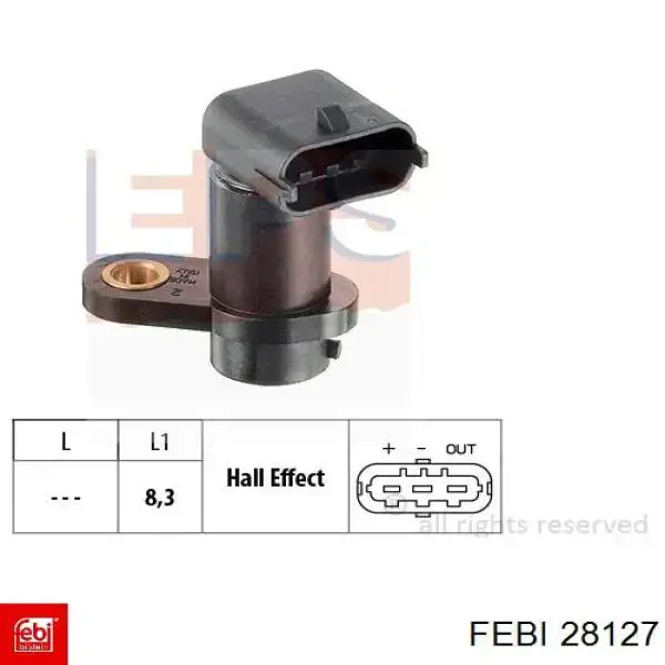 Датчик фаз Febi 28127 ціна, від 25.34 USD