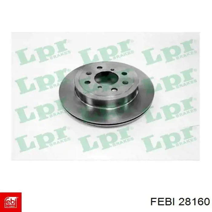 Диск переднього гальма Febi 28160 ціна, від 26.09 USD
