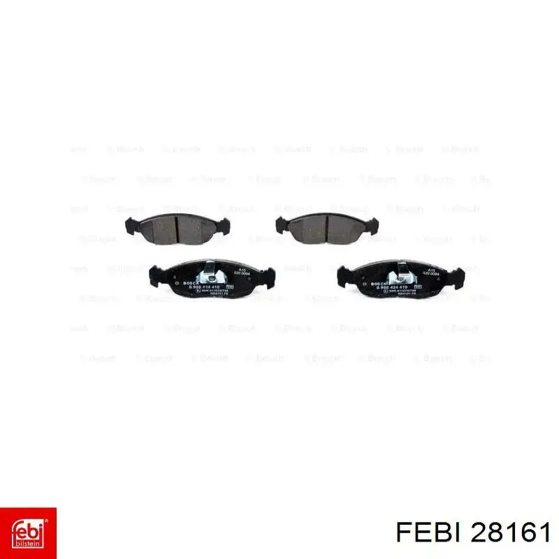 Купити 28161 Febi Диск заднього гальма