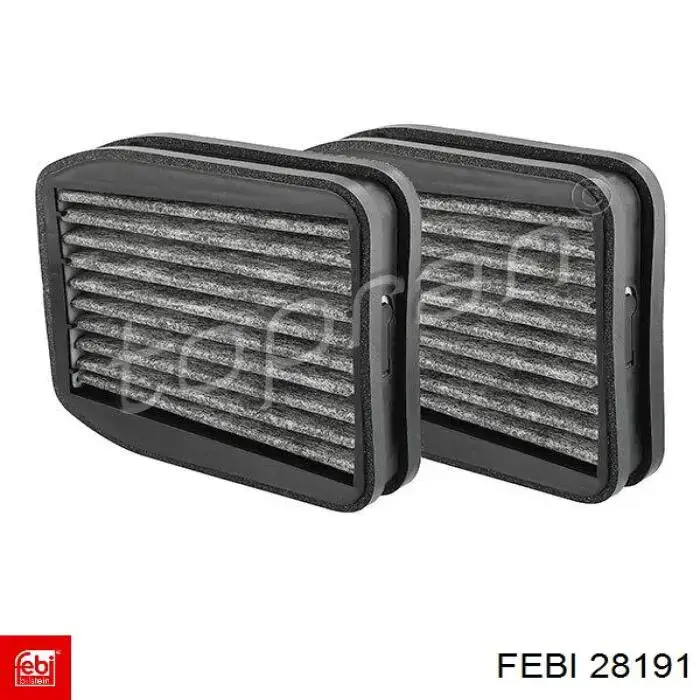 Фільтр повітряний обігрівача Febi 28191 ціна, від 50.71 USD