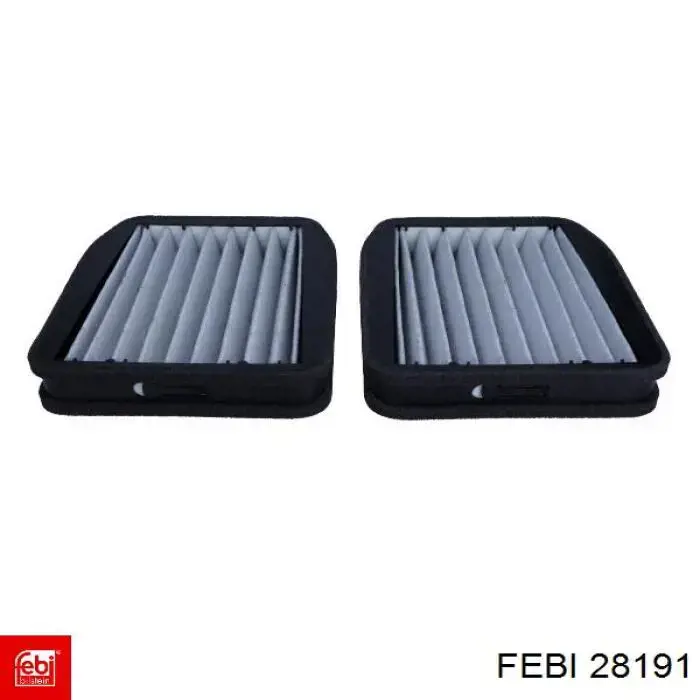 Купити 28191 Febi Фільтр салону вугільний