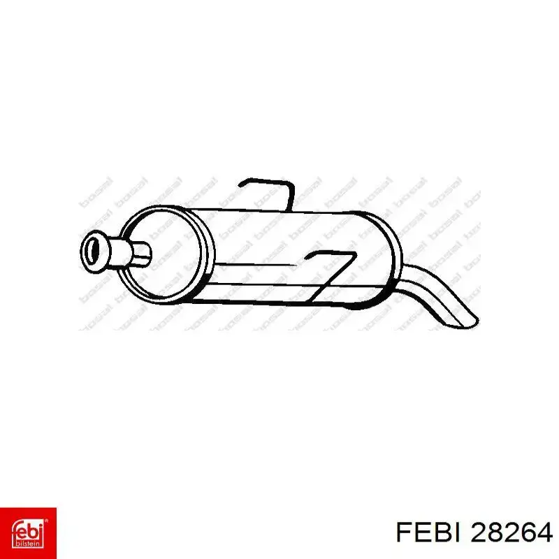 Купити 28264 Febi Підшипник ступиці колеса