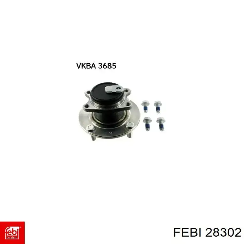 Сайлентблок переднього верхнього важеля Febi 28302 ціна, від 5.69 USD
