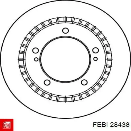 Купити 28438 Febi Ротор гальмівний