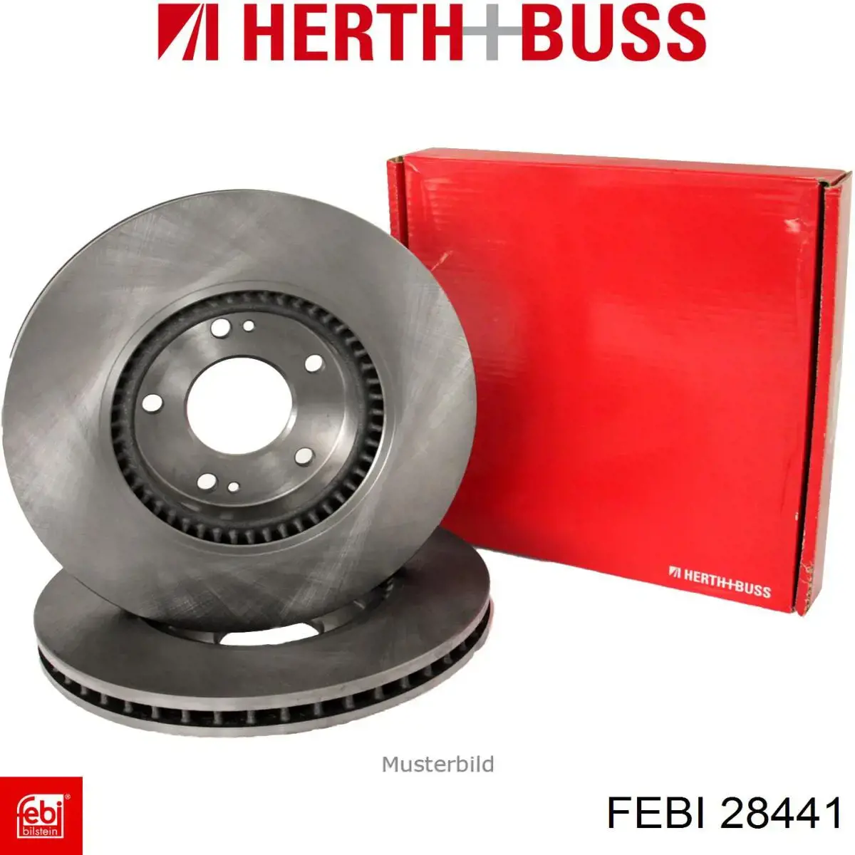 Диск переднього гальма Febi 28441 ціна, від 34.32 USD