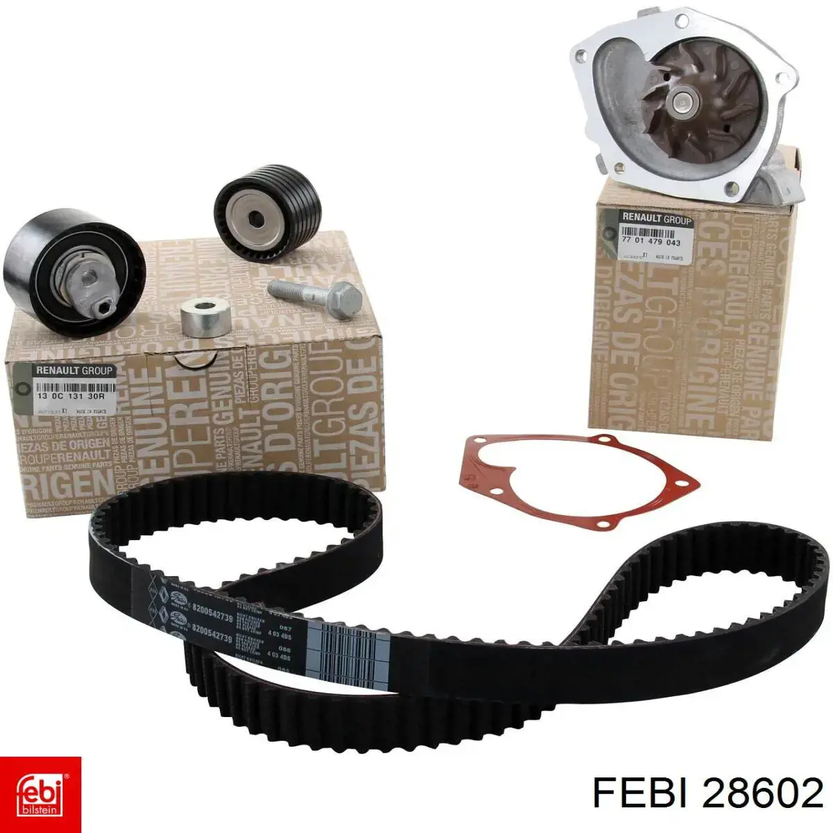 Комплект ГРМ 7701472696 Renault (RVI)