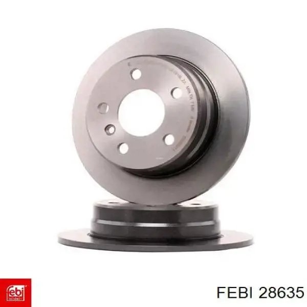 Диск переднього гальма Febi 28635 ціна, від 36.53 USD