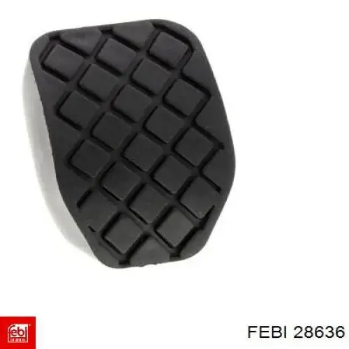 Купити 4D1721173A01C VAG Накладка педалі зчеплення