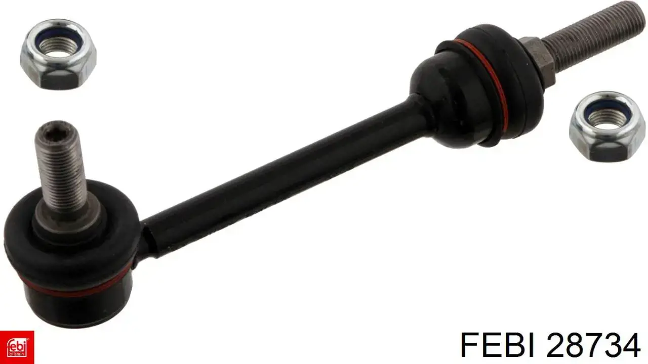 Стійка стабілізатора, переднього, права Febi 28734 ціна, від 7.54 USD