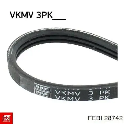 Клиновий ремінь Febi 28742 ціна, від 3.66 USD