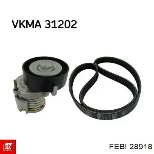 Клиновий ремінь Febi 28918 ціна, від 8.80 USD